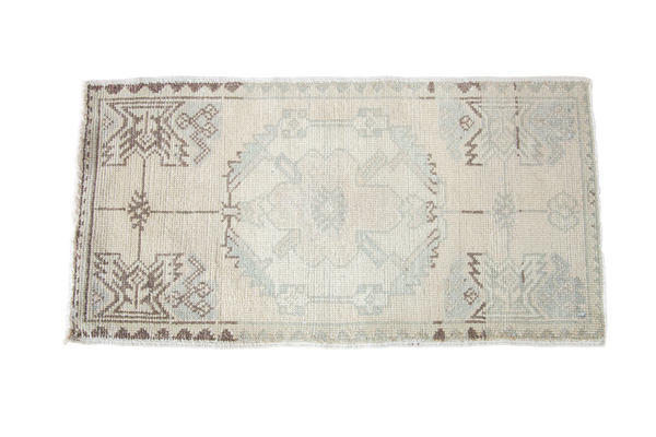 1.5x3 Little Vintage Turkish Rug Mat // ONH Item lr002824c
