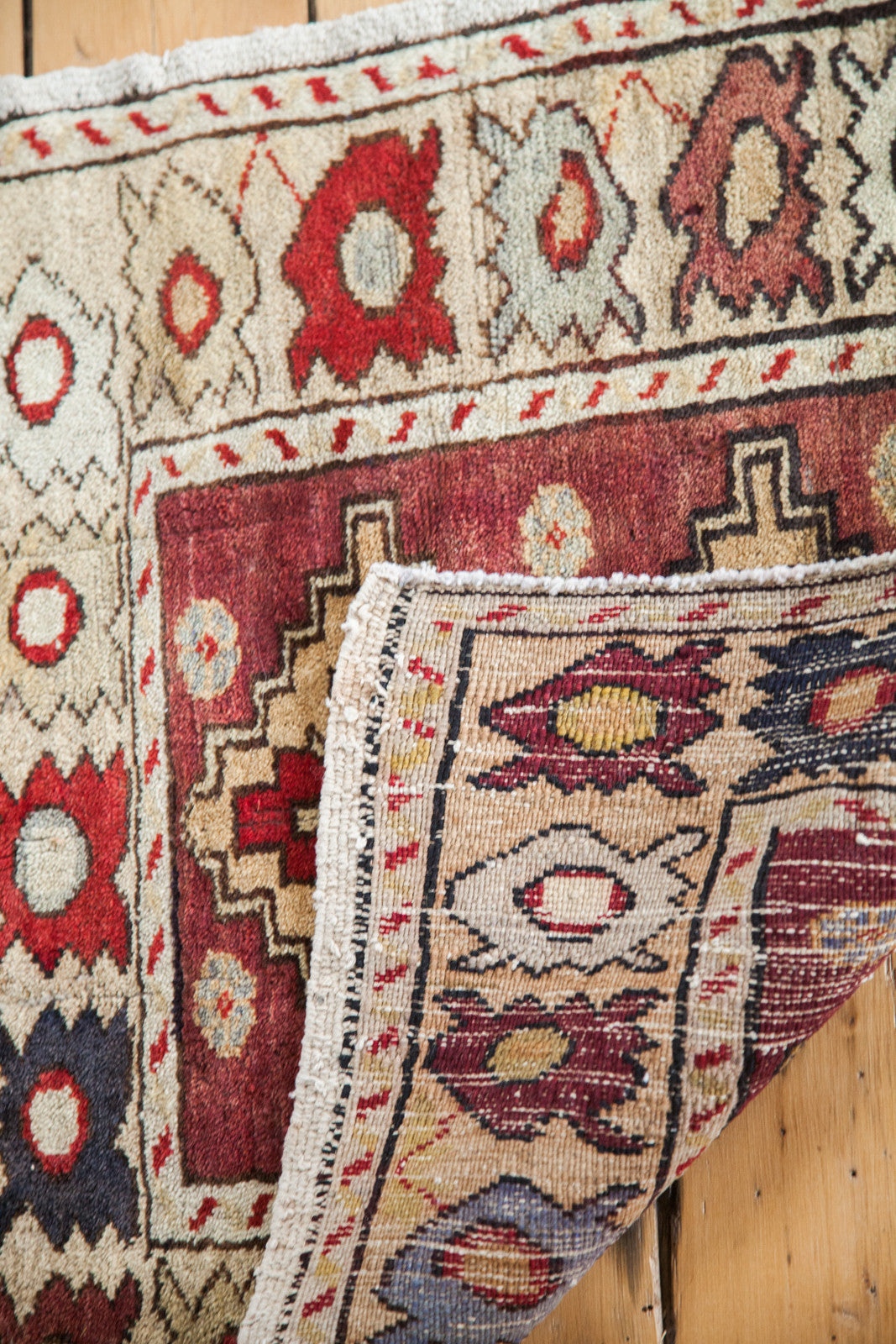 2x2.5 Pair Of Vintage Square Rugs