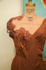 Vintage 1940s Dorothy O'Hara Evening Gown // ONH Item 1688 Image 3