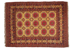 7x9.5 Vintage Daulatabad Carpet // ONH Item mc001102