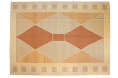 10x13.5 Vintage Contemporary Kilim Carpet // ONH Item mc001113