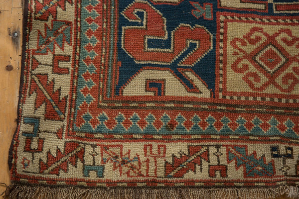 3.5x8 Antique Kazak Rug Runner // ONH Item mc001115 Image 8