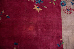 9x11.5 Antique Nichols Art Deco Carpet // ONH Item mc001116 Image 6
