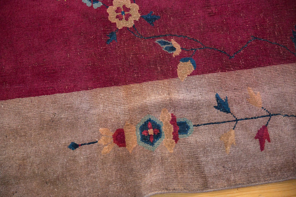 9x11.5 Antique Nichols Art Deco Carpet // ONH Item mc001116 Image 8