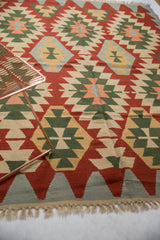 5.5x7.5 Vintage Turkish Kilim Carpet // ONH Item mc001118 Image 4