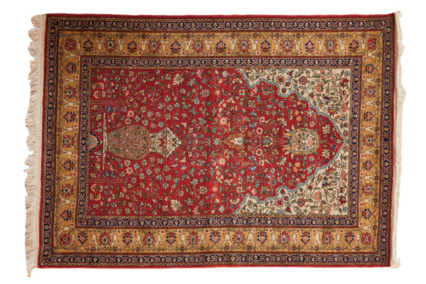 4.5x6.5 Vintage Romanian Hereke Design Rug // ONH Item mc001140