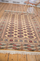 4x6.5 Vintage Pakistani Bokhara Design Rug // ONH Item mc001146 Image 2