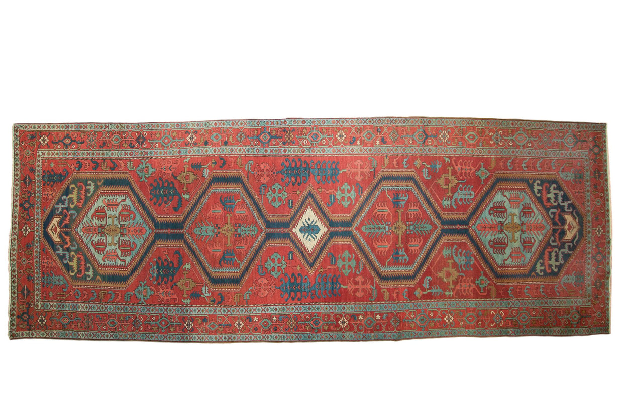 6.5x17.5 Antique Serapi Rug Runner // ONH Item mc001149