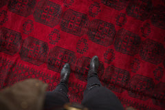 9x12.5 Vintage Afghani Ersari Design Carpet // ONH Item mc001150 Image 1