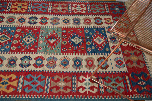 3.5x5 Vintage Fine Turkish Kilim Rug // ONH Item mc001155 Image 2