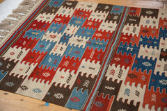 3.5x6 Vintage Natural Dyes Turkish Kilim Rug // ONH Item mc001158 Image 3