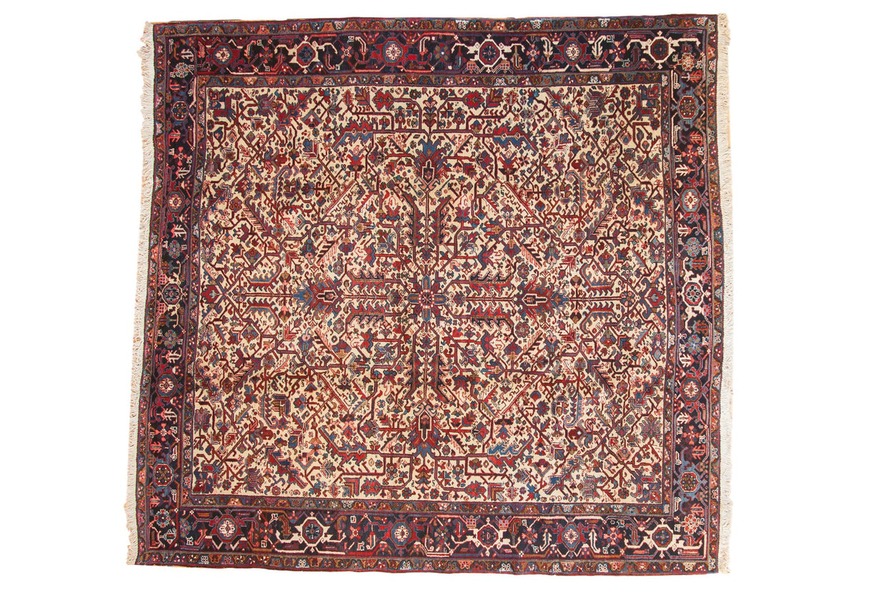 9.5x10 Vintage Mehrivan Square Carpet // ONH Item mc001159