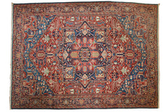 11.5x15.5 Antique Bakshaish Carpet // ONH Item mc001162