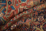 The phenomenal wool and dense pile of a collector Bakshaish carpet with vivid jewel-toned palmettes.