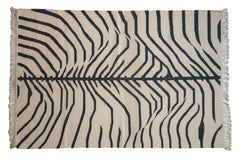 4x6 Vintage Zebra Kilim Rug // ONH Item mc001167
