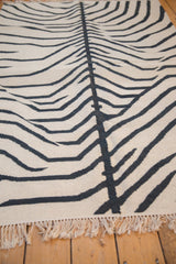 4x6 Vintage Zebra Kilim Rug // ONH Item mc001167 Image 6