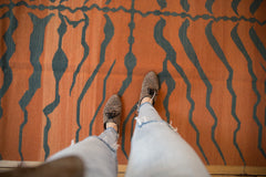 6x9 Vintage Tiger Kilim Carpet // ONH Item mc001168 Image 1