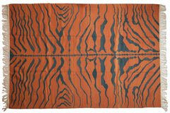 6x9 Vintage Tiger Kilim Carpet // ONH Item mc001169