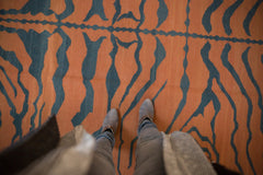 6x9 Vintage Tiger Kilim Carpet // ONH Item mc001169 Image 1