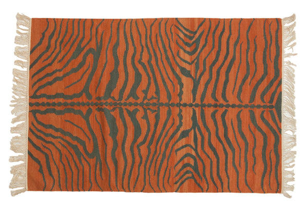 4x6 Vintage Tiger Kilim Rug // ONH Item mc001170