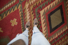10x13.5 Vintage Indian Caucasian Soumac Design Carpet // ONH Item mc001172 Image 1
