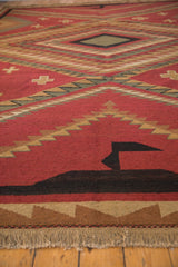 10x13.5 Vintage Indian Caucasian Soumac Design Carpet // ONH Item mc001172 Image 7