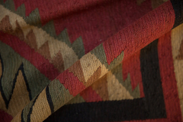 10x13.5 Vintage Indian Caucasian Soumac Design Carpet // ONH Item mc001172 Image 10