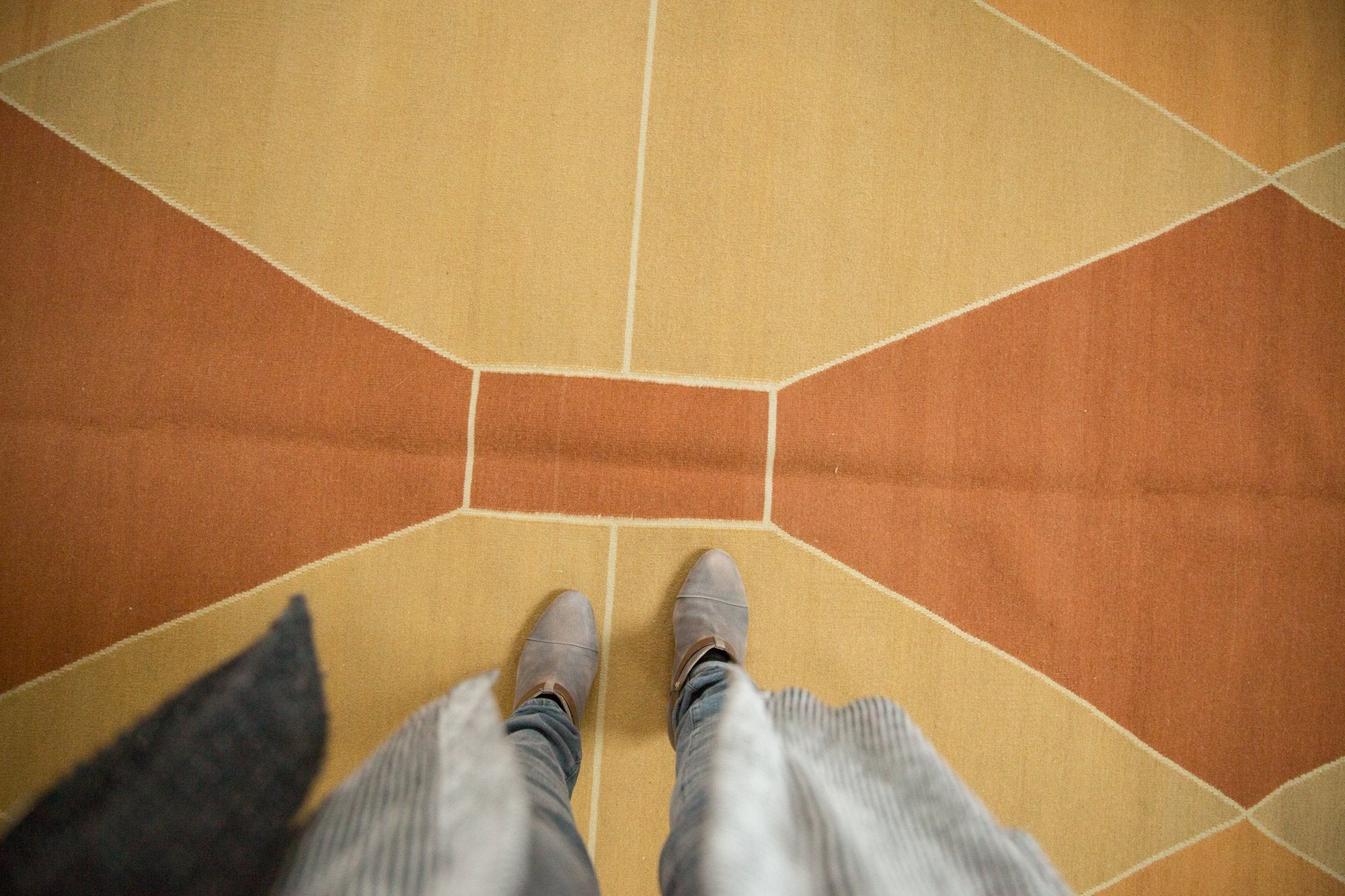 8x12.5 Vintage Contemporary Kilim Carpet // ONH Item mc001174 Image 1