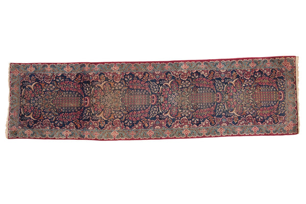 3x11 Vintage Fragment Kerman Rug Runner // ONH Item mc001175