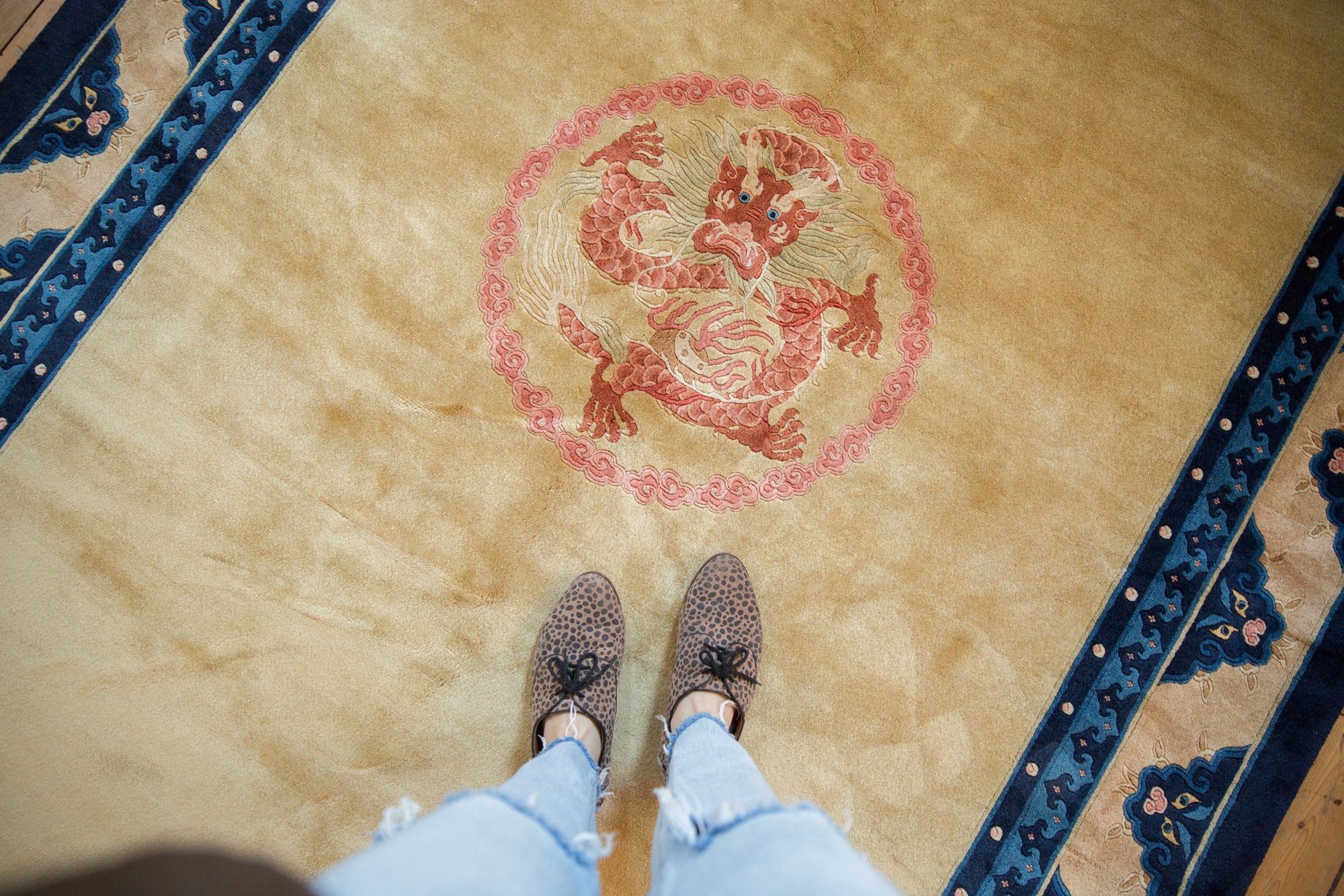 6x9 Vintage Peking Carpet // ONH Item mc001180 Image 1