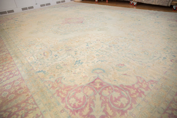 11.5x17 Vintage Distressed Bulgarian Kerman Design Carpet // ONH Item mc001181 Image 7