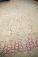 11.5x17 Vintage Distressed Bulgarian Kerman Design Carpet // ONH Item mc001181 Image 10
