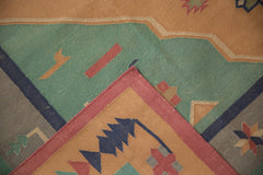 9x11.5 Vintage Stone Wash Dhurrie Carpet // ONH Item mc001185 Image 11