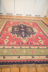 8x9.5 Vintage Stone Wash Dhurrie Carpet // ONH Item mc001187 Image 10