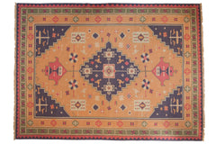 10x14 Vintage Stone Wash Dhurrie Carpet // ONH Item mc001189