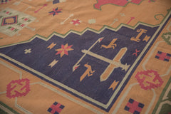 10x14 Vintage Stone Wash Dhurrie Carpet // ONH Item mc001189 Image 3