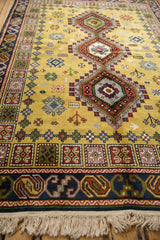 5.5x8.5 Vintage Siberian Caucasian Design Carpet // ONH Item mc001192 Image 7