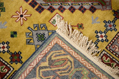 5.5x8.5 Vintage Siberian Caucasian Design Carpet // ONH Item mc001192 Image 9