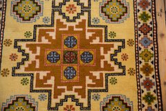 3x9 Vintage Siberian Kazak Design Rug Runner // ONH Item mc001193 Image 4