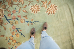 12x14.5 Vintage Japanese Art Deco Design Carpet // ONH Item mc001196 Image 1