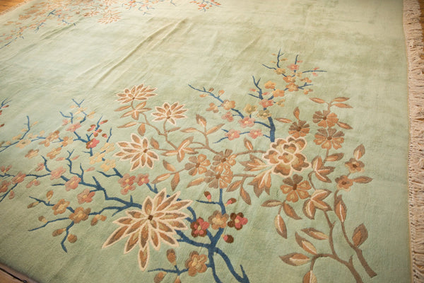 12x14.5 Vintage Japanese Art Deco Design Carpet // ONH Item mc001196 Image 3