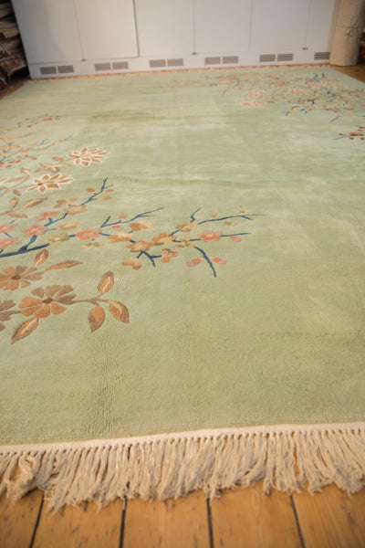 12x14.5 Vintage Japanese Art Deco Design Carpet // ONH Item mc001196 Image 6
