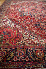 11.5x14.5 Vintage Fine Heriz Carpet // ONH Item mc001203 Image 9
