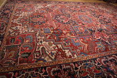 10x13.5 Vintage Heriz Carpet // ONH Item mc001205 Image 11