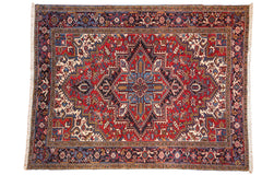 7x9 Vintage Mehrivan Carpet // ONH Item mc001210