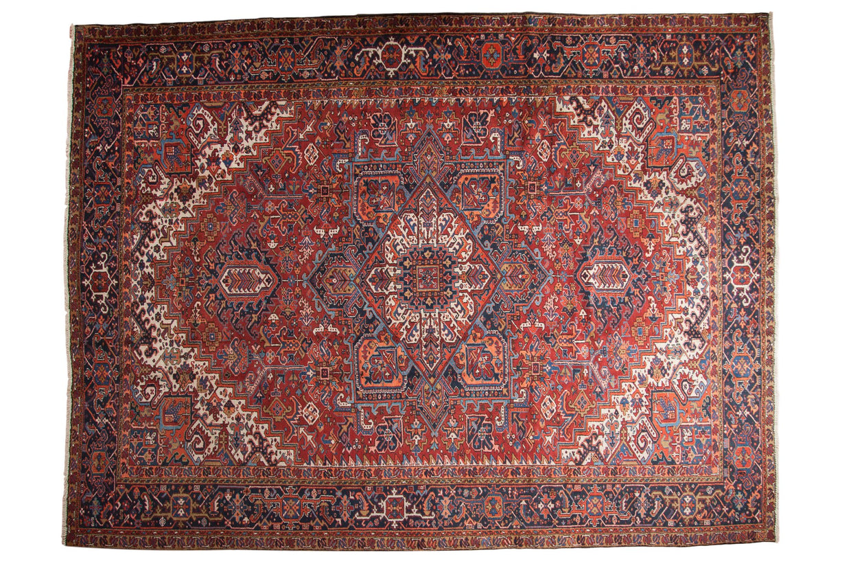 11.5x15 Vintage Heriz Carpet // ONH Item mc001211
