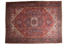 11.5x15 Vintage Heriz Carpet // ONH Item mc001211