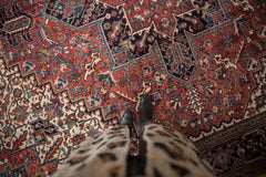11.5x12.5 Vintage Heriz Square Carpet // ONH Item mc001212 Image 1
