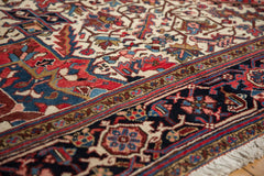 11.5x12.5 Vintage Heriz Square Carpet // ONH Item mc001212 Image 6