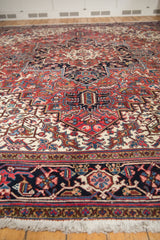 11.5x12.5 Vintage Heriz Square Carpet // ONH Item mc001212 Image 7